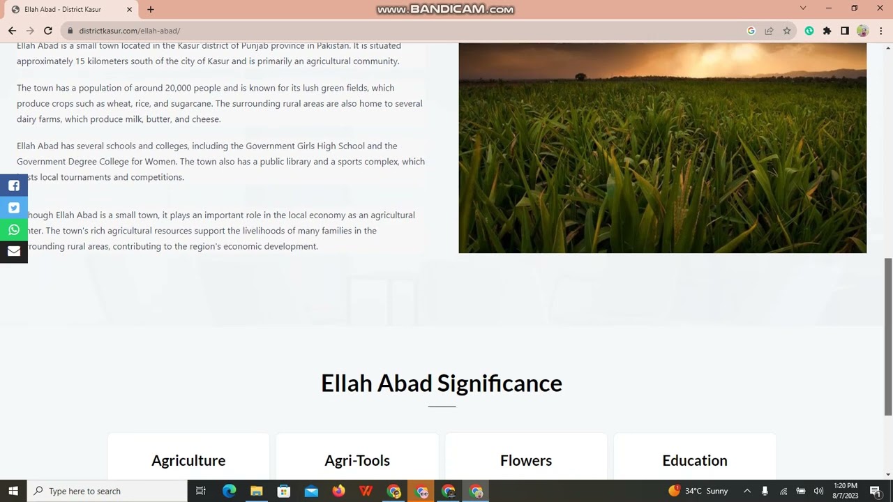 History of Ellah Abad