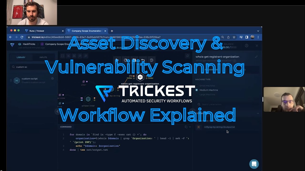 Asset Discovery & Vulnerability Scanning Trickest Workflow Explained