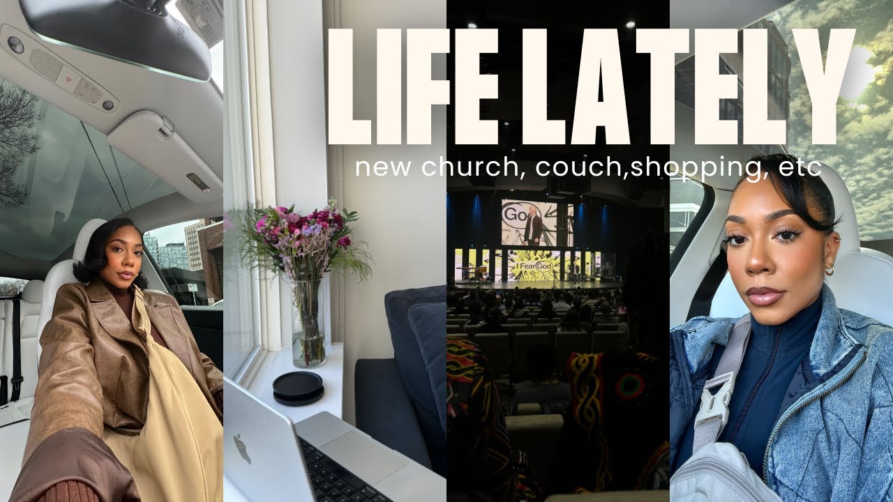life lately - shopping, new couch, working, new church & more 🤍 | Faceovermatter