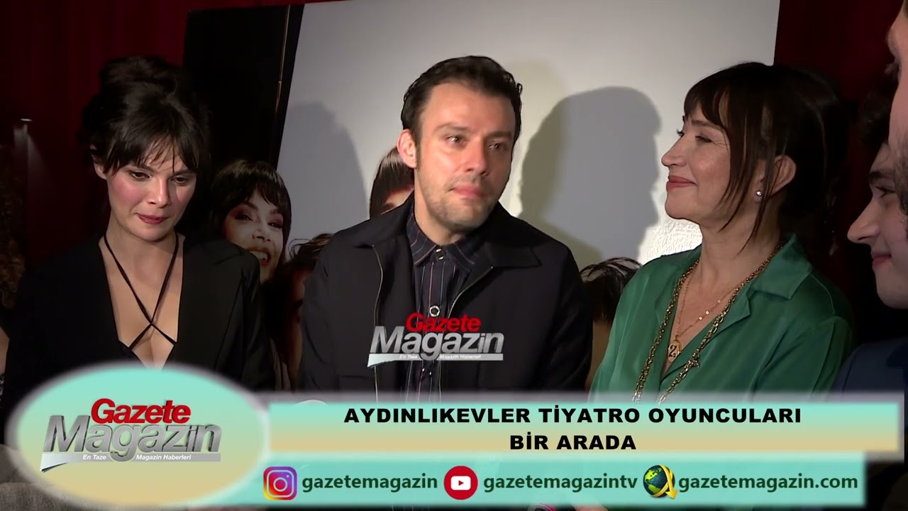 AYDINLIKEVLER TİYATRO EKİBİ BİR ARAYA GELDİ