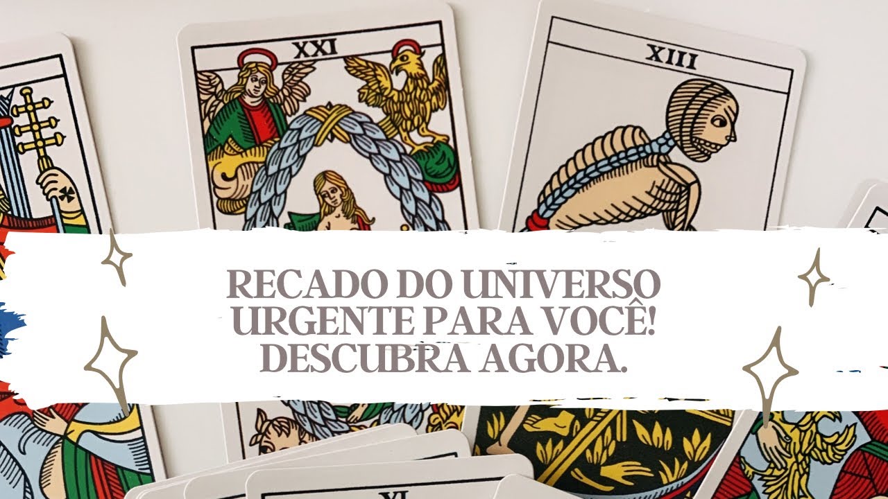 O UNIVERSO QUER FALAR ALGO PARA VOCÊ! NÃO PERCA! - Tarot responde