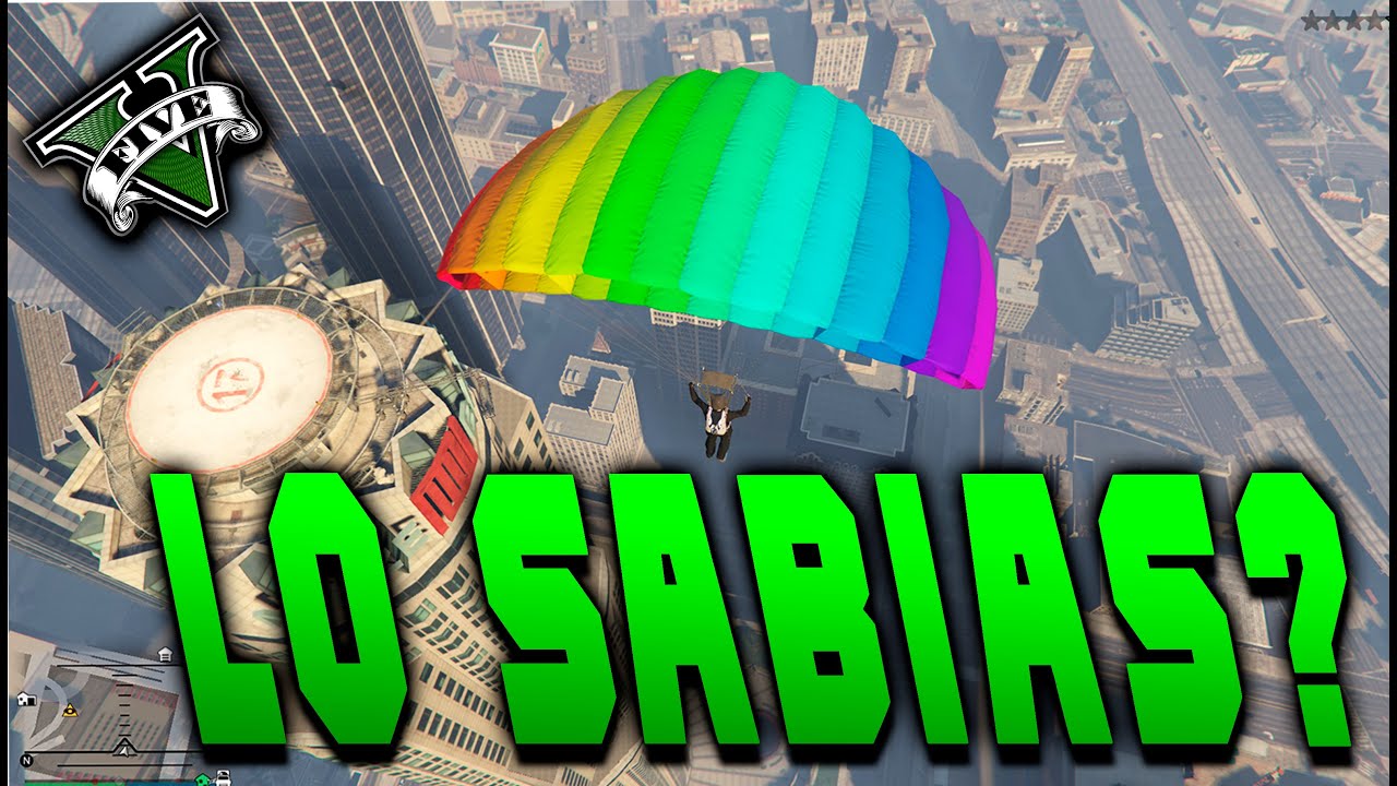 ✅ COMO PERSONALIZAR el PARACAÍDAS 🪂 en GTA 5 online 2023 (FUNCIONA)