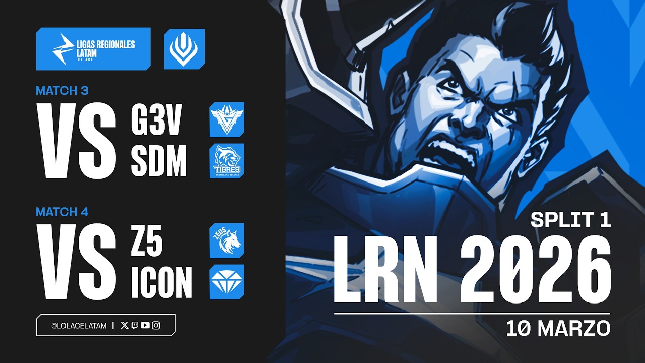 SDM vs Z5 | FUE vs LYON | Fase Regular LRN | Día 1 Semana 2 | Spring Split | Bo3 | Observer Feed