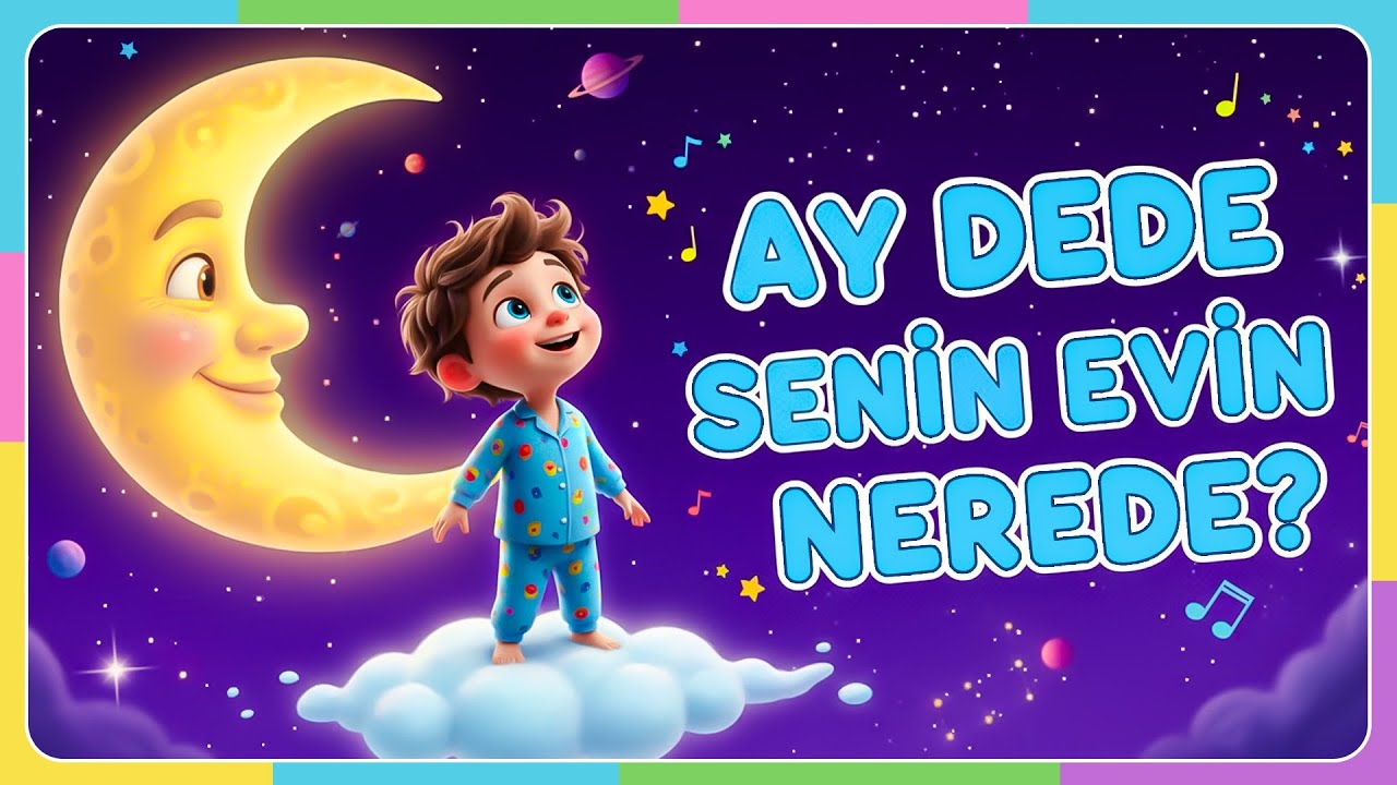 Ay Dede Ay Dede Senin Evin Nerede (2016) | Eğlenceli Çocuk Şarkıları | AguMagu TV