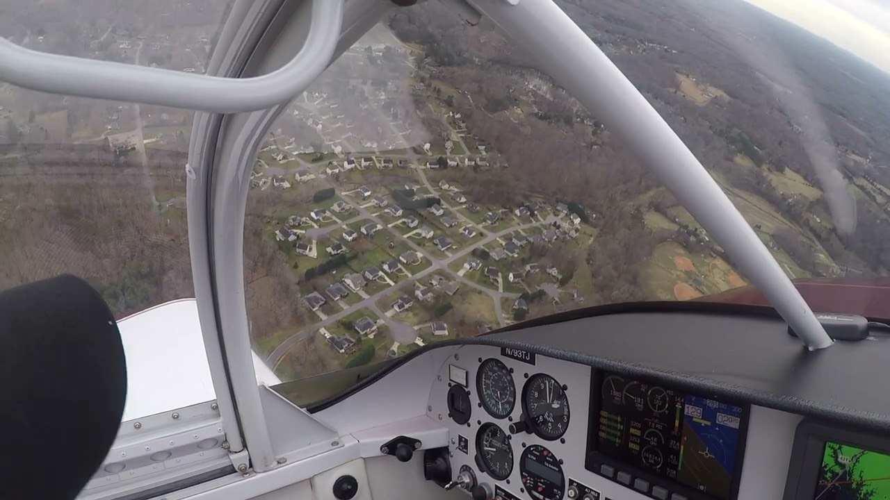 RV9 Flight Over Lewisville NC!