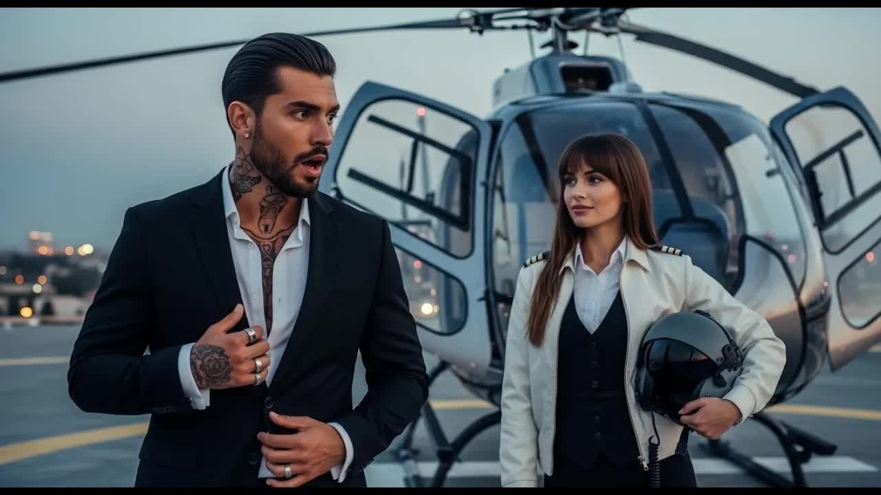'Fly This Helicopter And I'll Marry You' Mafia Boss Mocked The Waitress —Her Secret Left Him Shocked