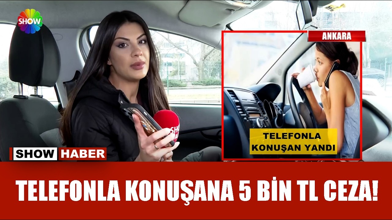 Direksiyon başında telefonla konuşanlar dikkat!