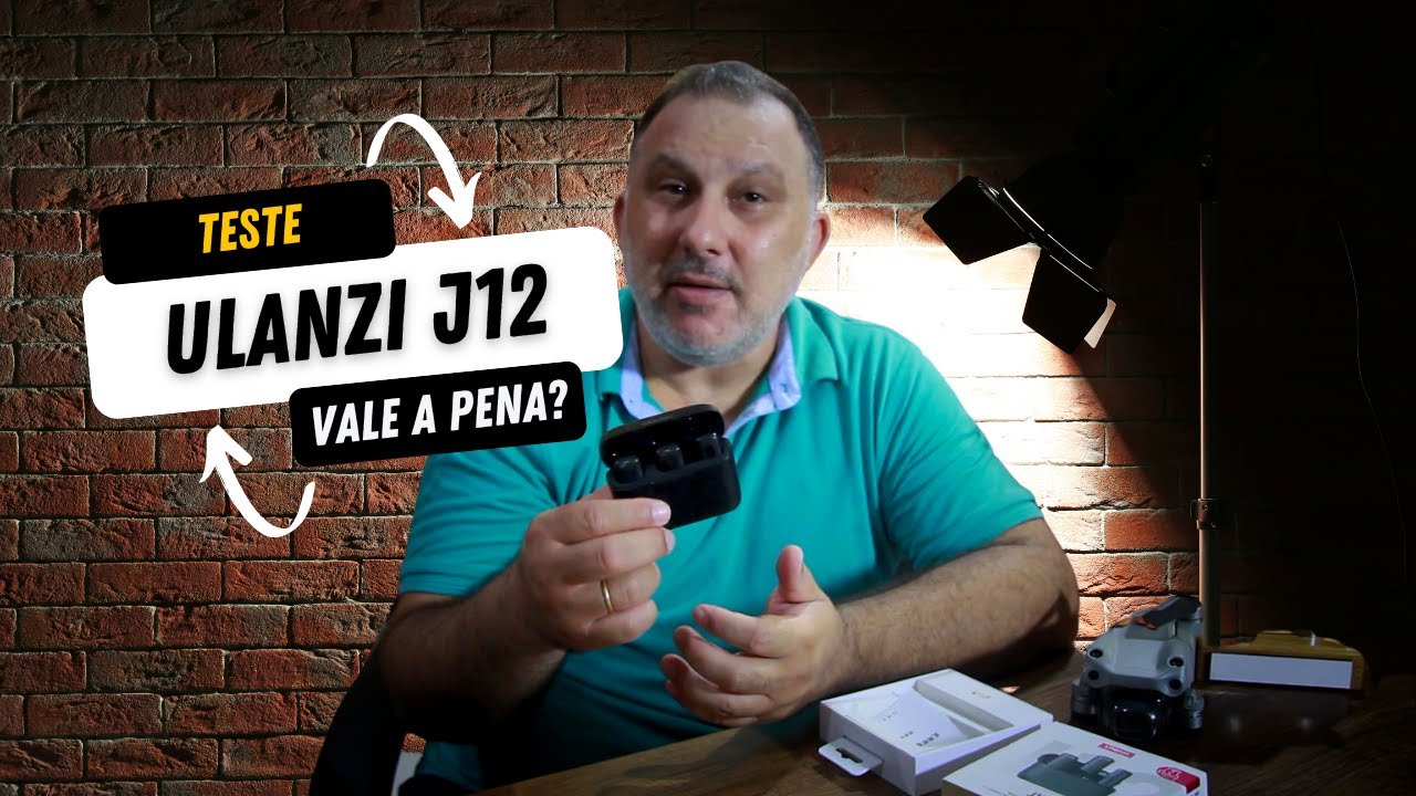 ULANZI J12 - Microfone SEM FIO  CUSTO BENEFÍCIO de CELULAR para DUAS PESSOAS - microfone lapela
