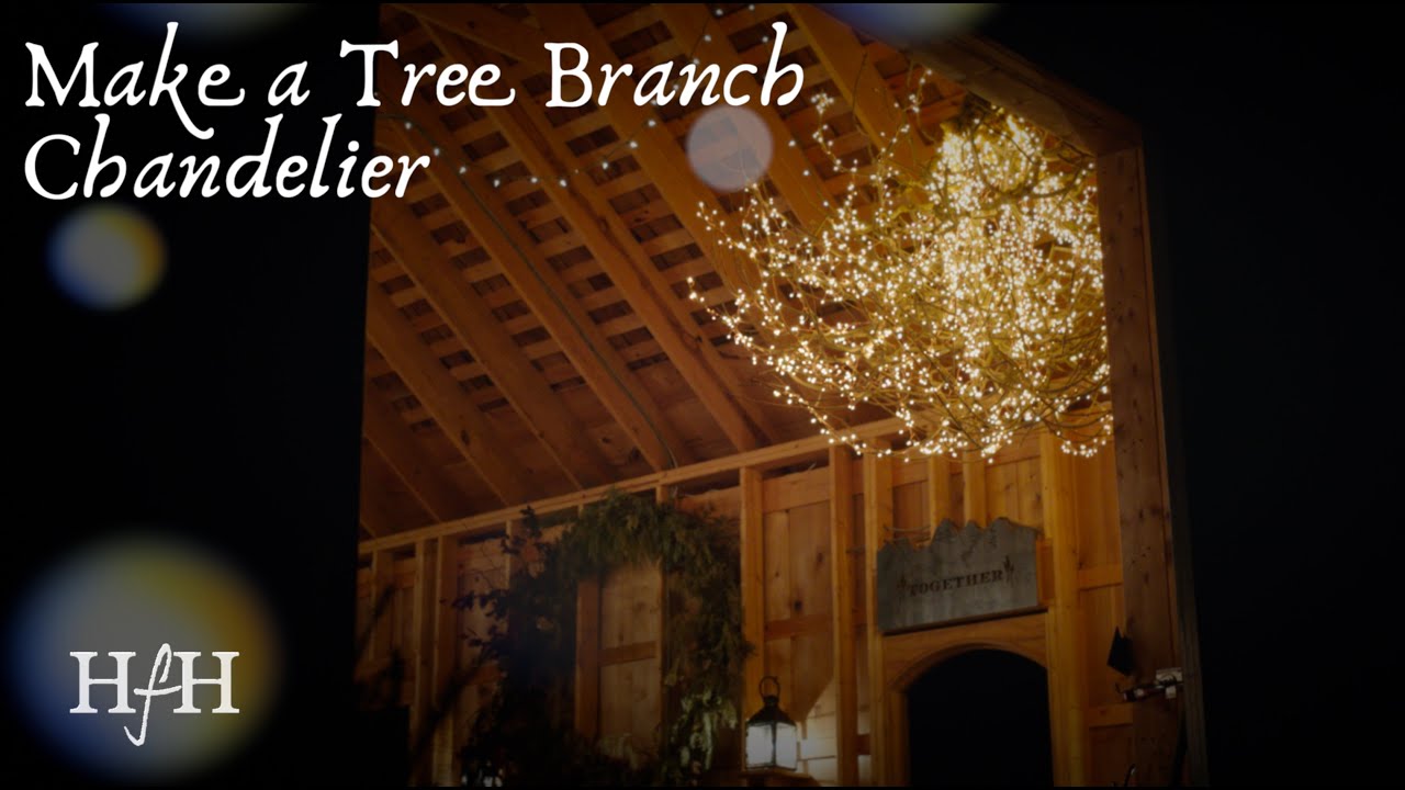 We Turned a Willow Tree into a Chandelier! | Peaceful Garden DIY Project
