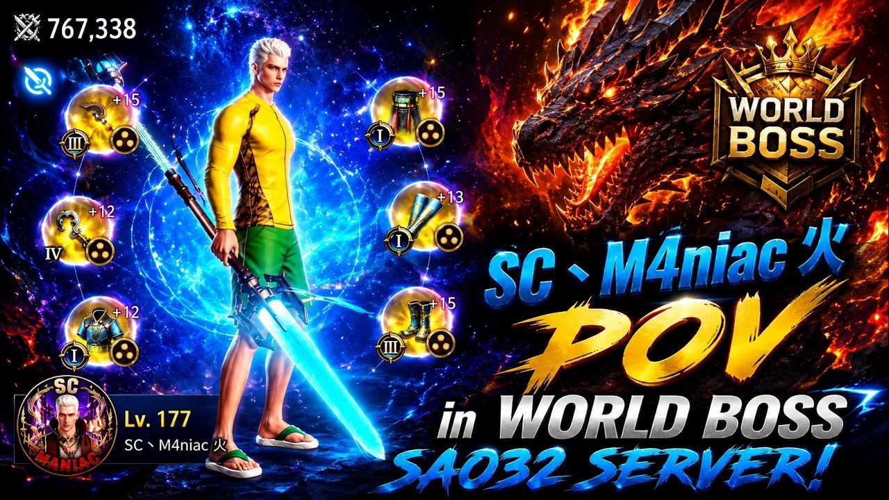 SA032 World Boss Contest SC丶M4niac 火 Pov | MIR4