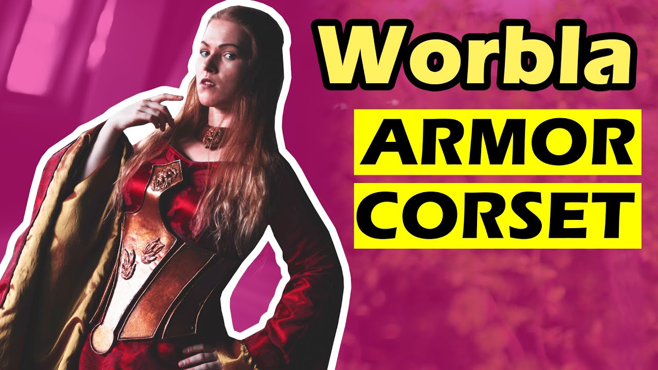Making an ARMOR CORSET for CERSEI LANNISTER with BLACK WORBLA - cosplay tutorial