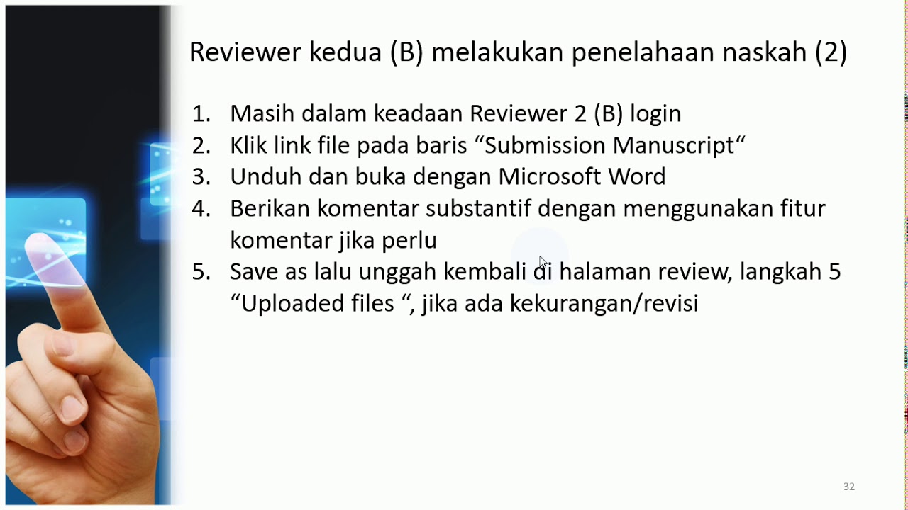 TUTORIAL PROSES PENERBITAN OJS 2 #16 - REVIEWER 2 UNDUH NASKAH