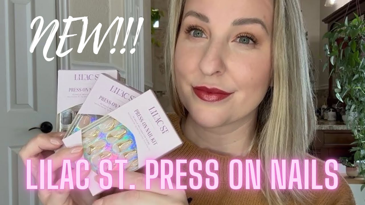 NEW LILAC ST. PRESS ON NAILS!!!