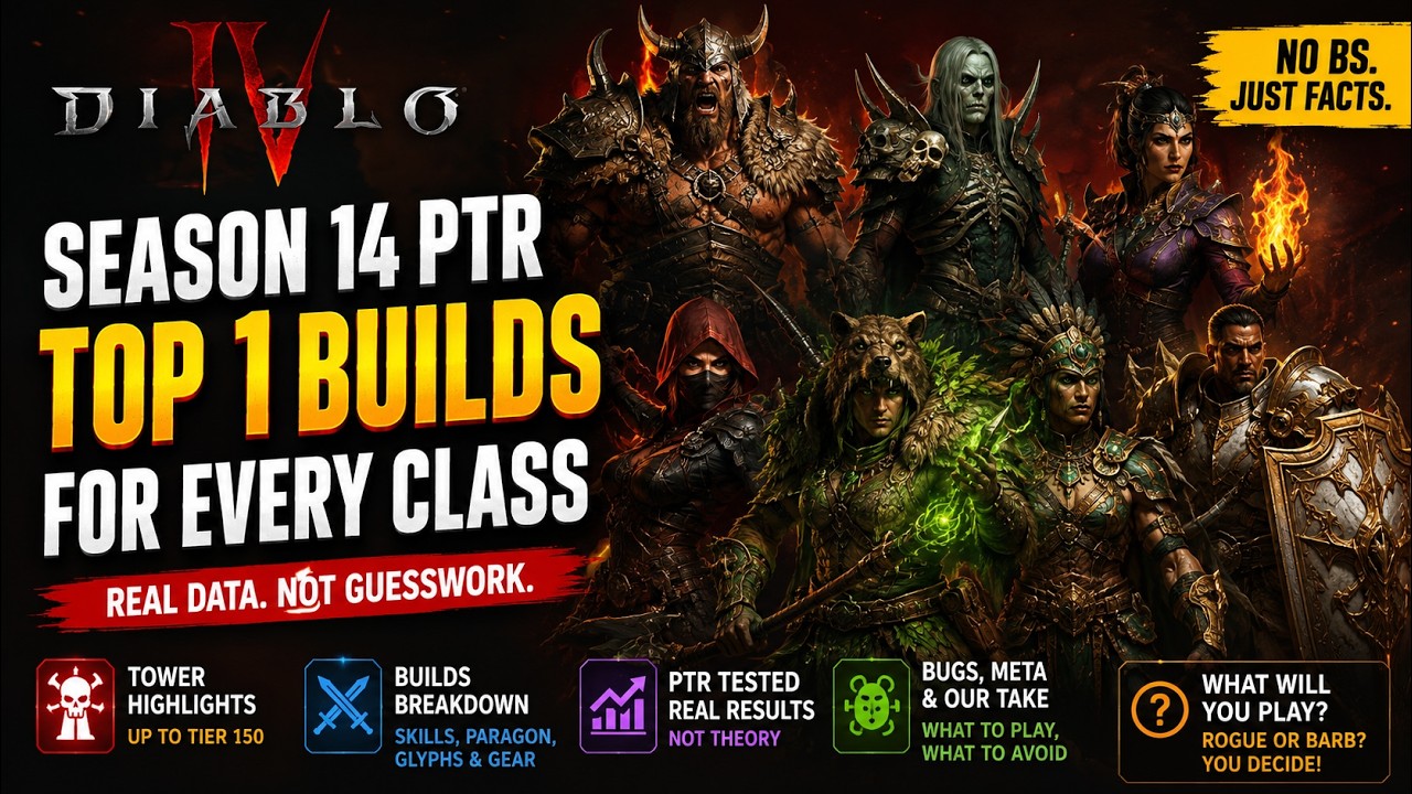 Diablo 4 Season 14: The Most Broken Builds & 150 Pit Clears!