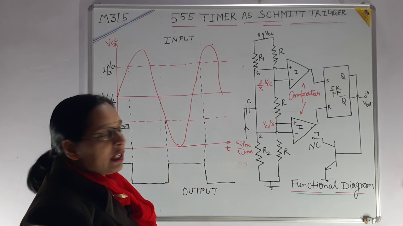 555 Timer IC As Schmitt Trigger (M3L5)