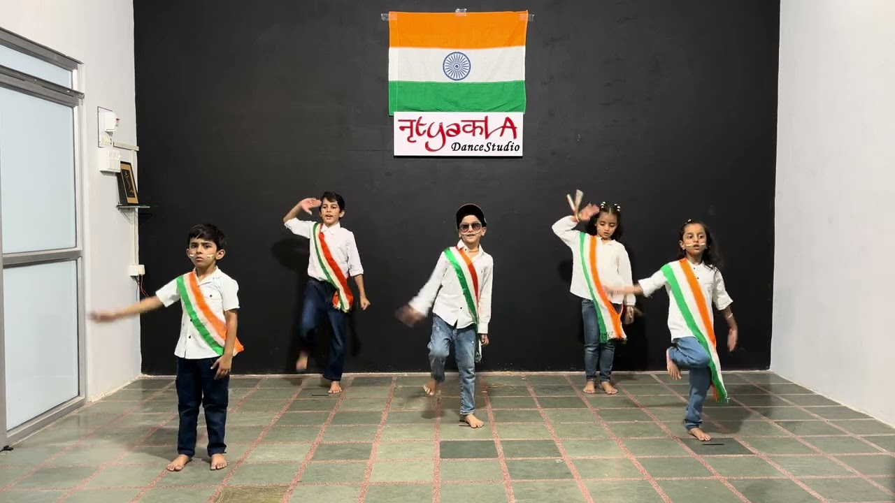 Best patriotic dance for kids | easy dance steps | Republic day | Independence day