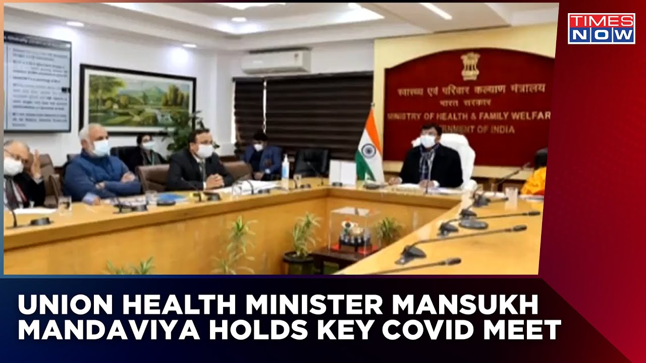 Union Health Minister Mansukh Mandaviya Holds COVID Review Key Meet With State Health Ministers