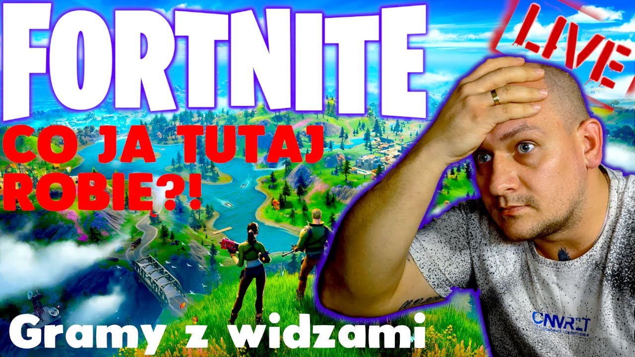 [🔴ZAPIS LIVE] !🎮Ale że FORTNITE?! GRAMY Z WIDZAMI🎮💥