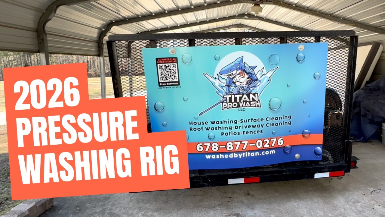 2026 Pressure Washing Rig