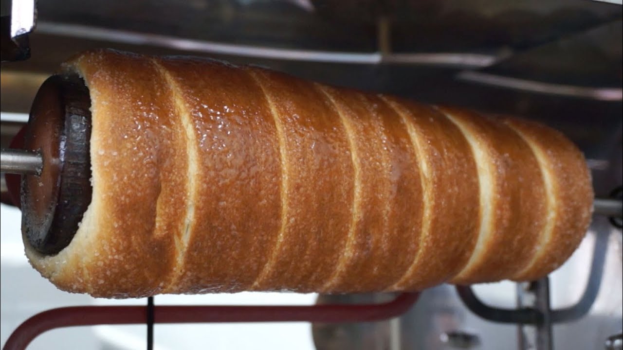Kurtos Kalacs Making with Chimney Cake Easy Mix (old version)