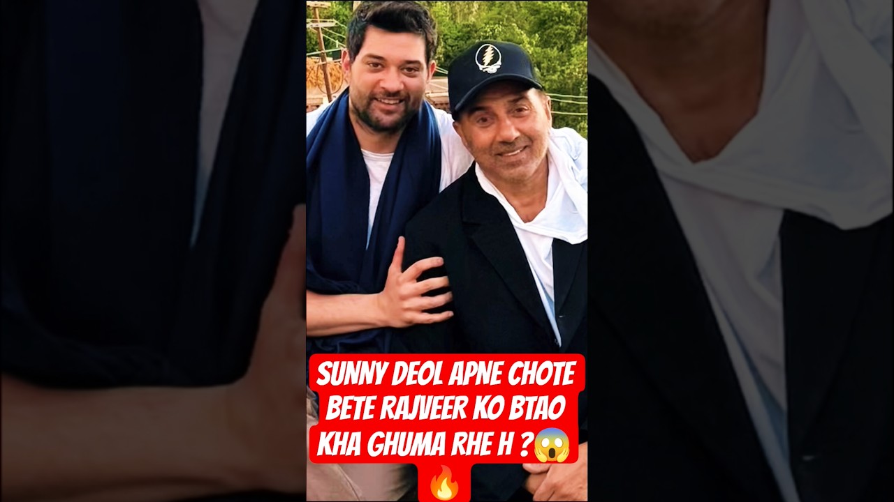 JAAT SUNNY DEOL & SON RAJVEER DEOL IN HIMACHAL | BORDER 2 SHOOTING #shorts