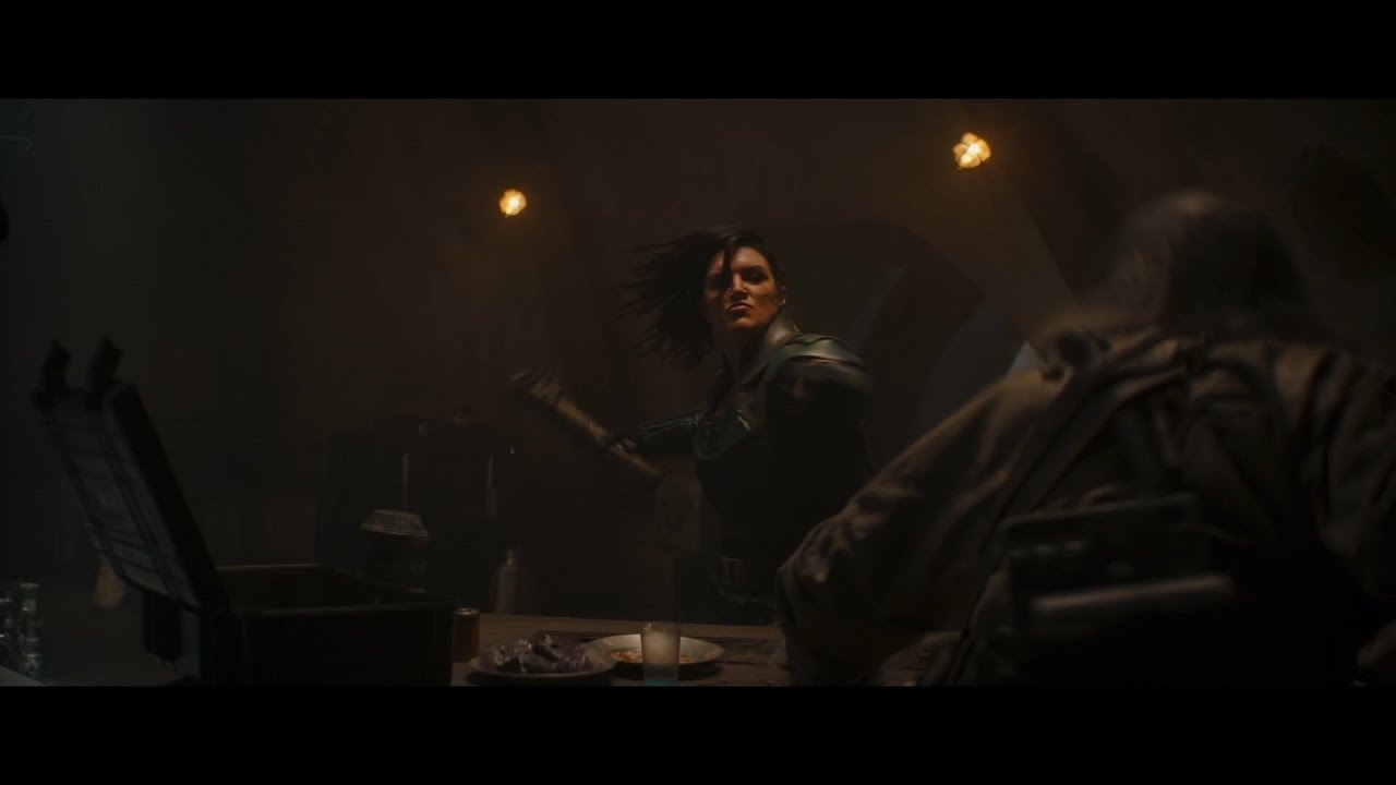 Cara Dune vs Aqualish robbers / Lava meerkat likes to eat - The Mandalorian Season Two (2020)