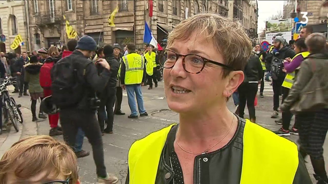 13e journée d'action des gilets jaunes à Bordeaux