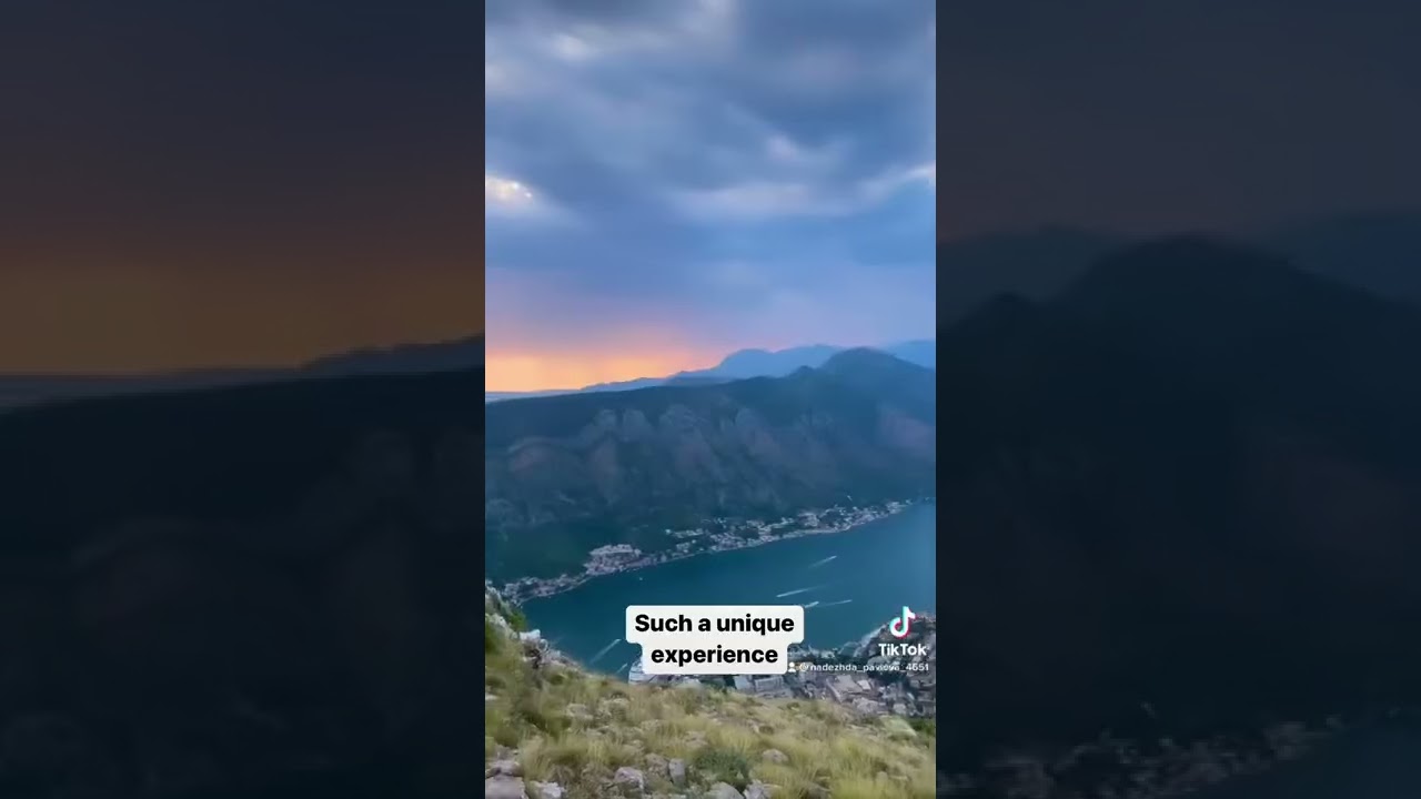 Hiking the ladder of Kotor 😍#hike#hikingadventures#hikingmontenegro#kotor#travel#views #shorts #