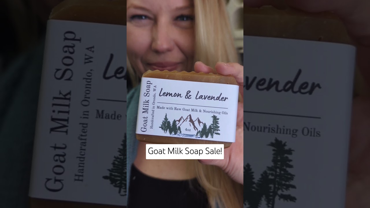Goat Milk Soap Sale! #soap #goatmilksoap #sale Link in Description