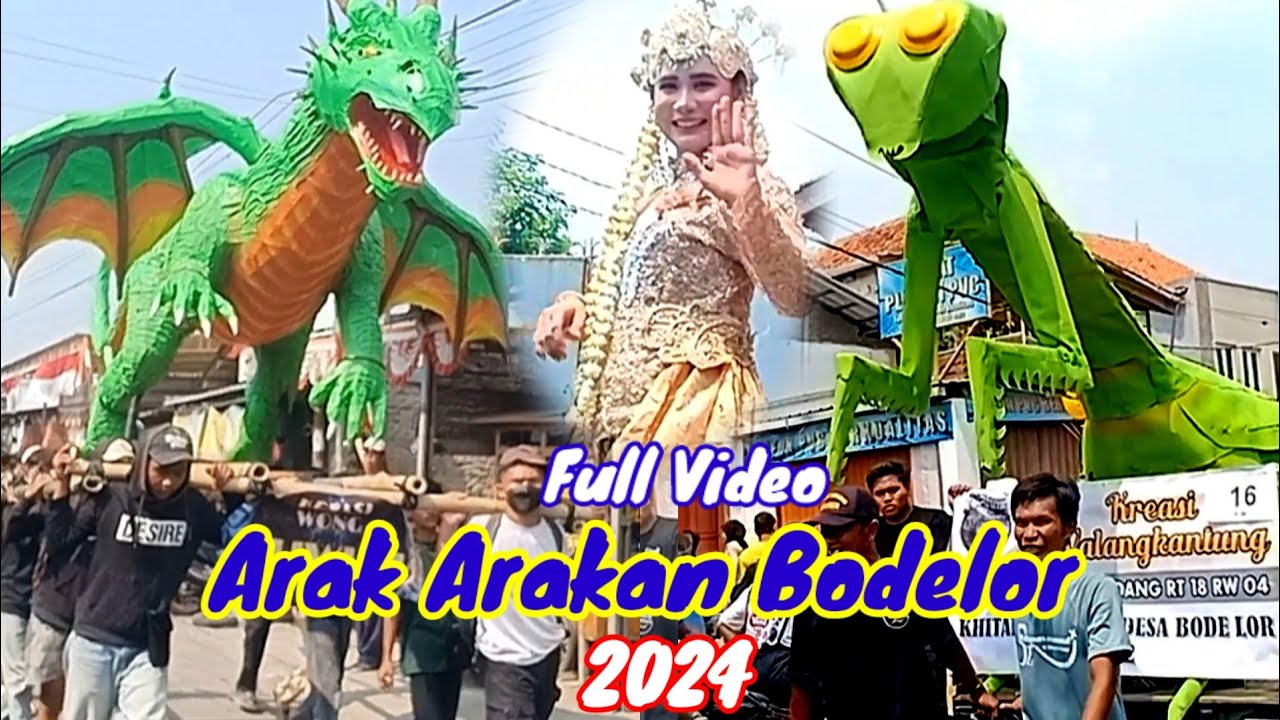 Full Arak Arakan Bodelor 2024||Karnaval Khitanan Massal Bodelor Plumbon Cirebon