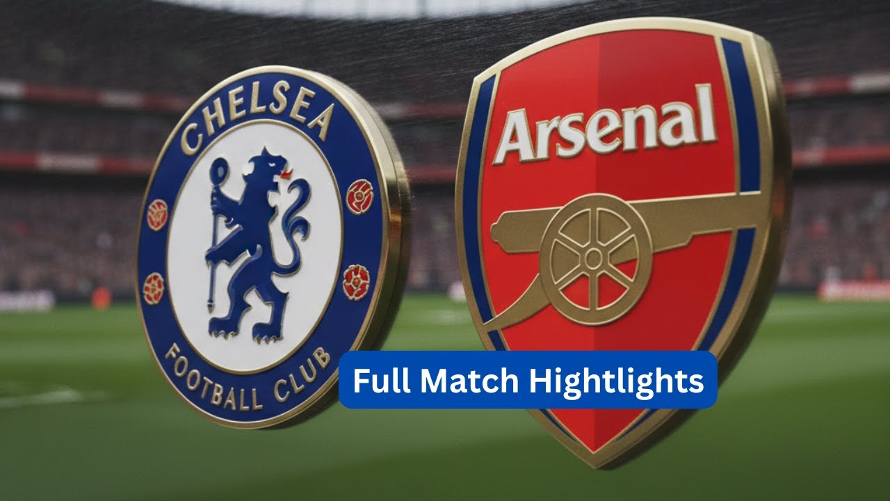 Chelsea vs Arsenal Carabaro cup semi final match Ist leg Full match highlights #footballvideo