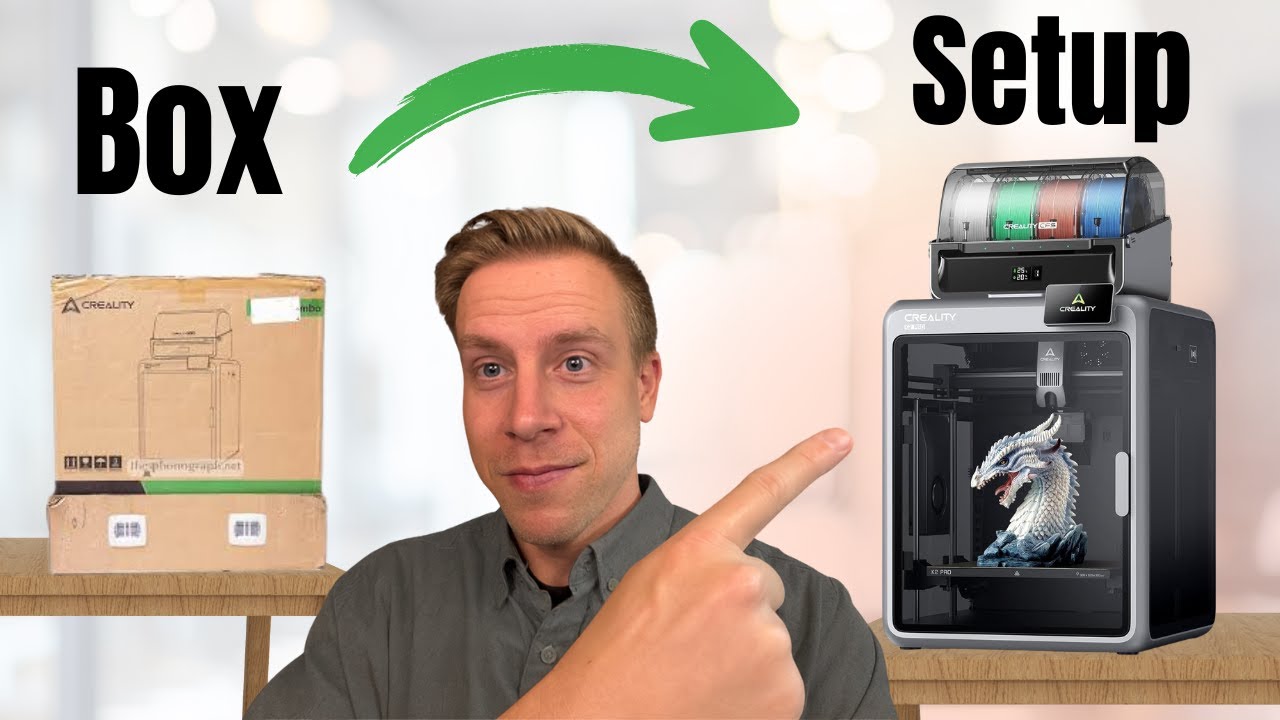 Настройка Creality K2 Pro — как собрать и начать печатать!