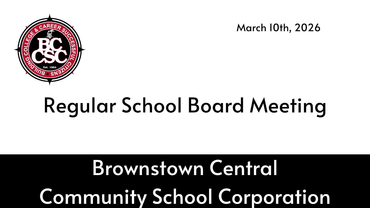Regular School Board Meeting