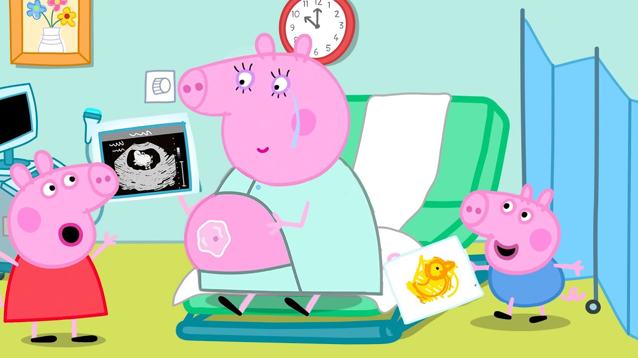 Свинка Пеппа видит УЗИ малышки Эви. 🐽 Беременность. Мама Свинки плачет | Истории. Полные серии | ...