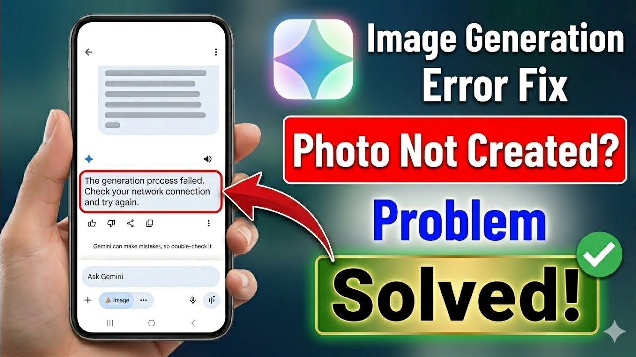 Google Gemini Photo Not Create Problem Solved | Fix image Generate Problem Google Gemini