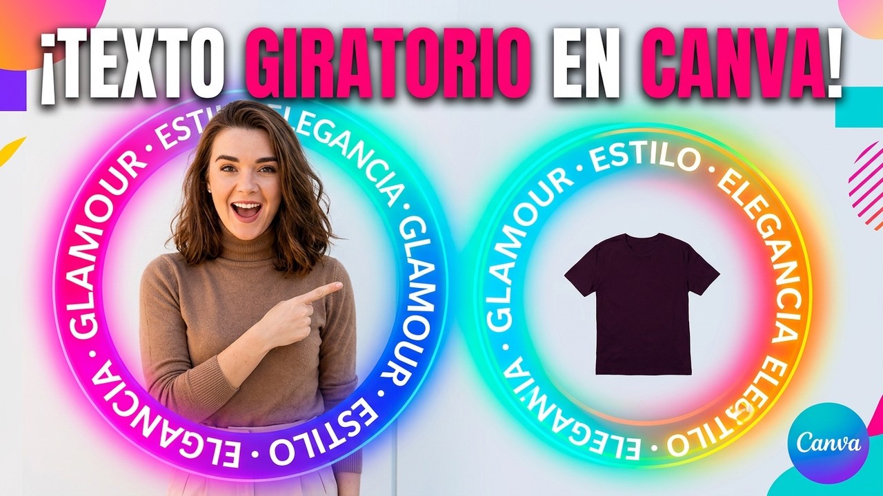 Post Creativo con Superposición de Imágenes y Texto Giratorio 🔥 | Canva Tutorial Paso a Paso