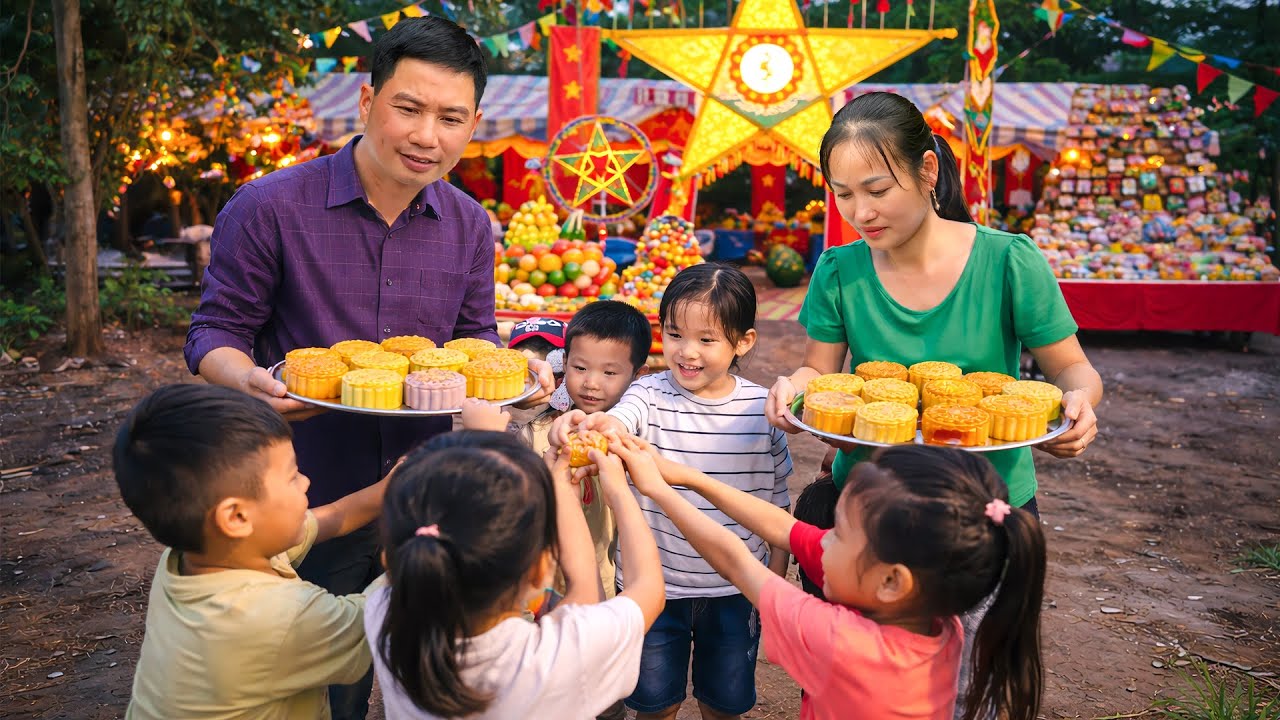 Mother & Daughter Make Handmade Mooncakes Together &ndash; Enjoy Mid-Autumn Festival with the Village