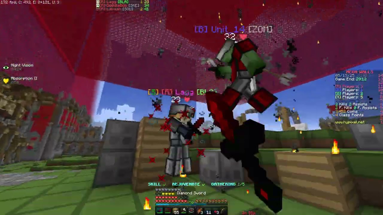 Three UNCS Pull Together to Win a Game of Mega Walls (UNCUT)