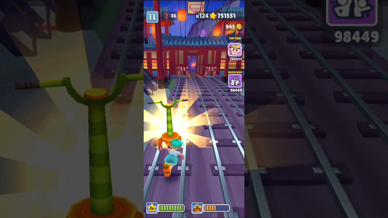 Subway surfers marathon - Rain #subwaysurfers #shorts