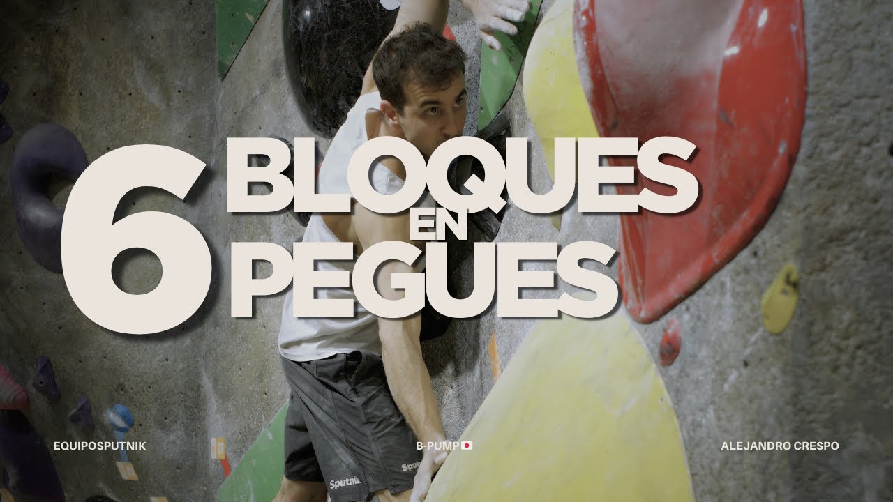 Alex Crespo, 6 bloques en 6 pegues. B-Pump 🇯🇵