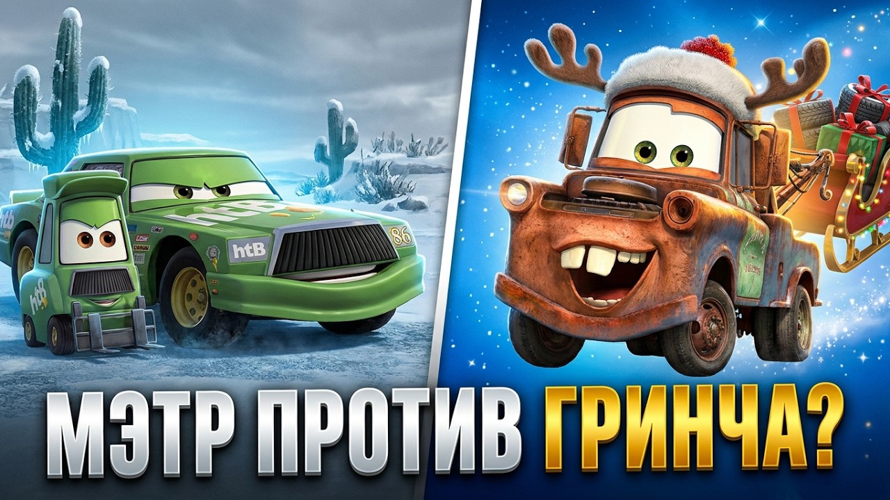 КАК МЭТР СПАС РОЖДЕСТВО ТАЧЕК?🎄 Рождественские Истории В Тачках [Ft. Al1kku]