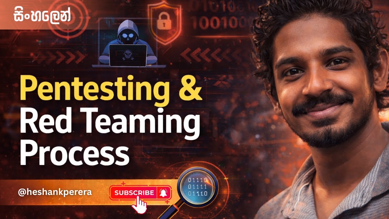 Penetration Testing & Red Teaming Process [Sinhala] | Basic Pentesting
