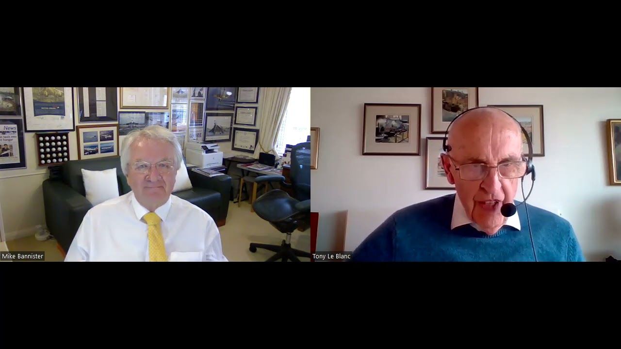 Tony@12 with Captain Mike Bannister - Concorde