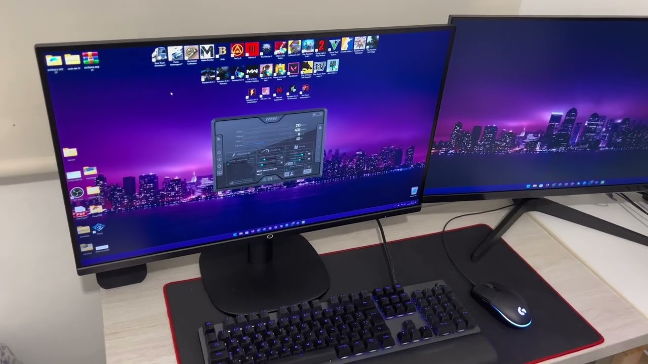 Monitor QHD Cooler Master GA271 comparado com um monitor IPS Samsung