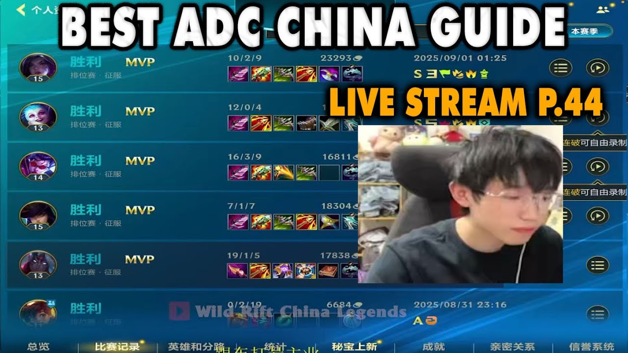Wild Rift China Best ADC | Meta Pick Rank Up Fast | 11 Games ADC Guide | Full Live YL
