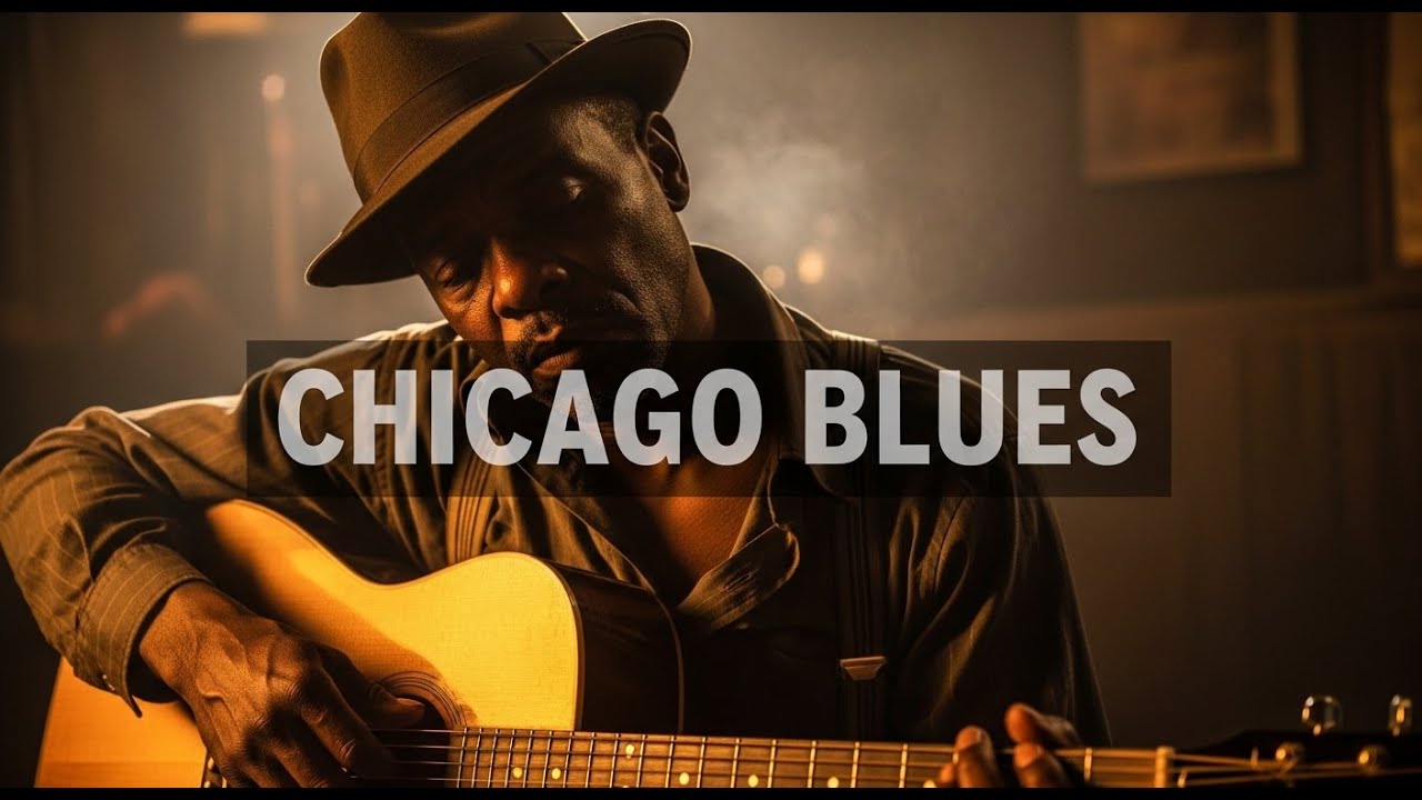 Blues Rock Slow Blues Guitar – SRV Style Lonely Night Session