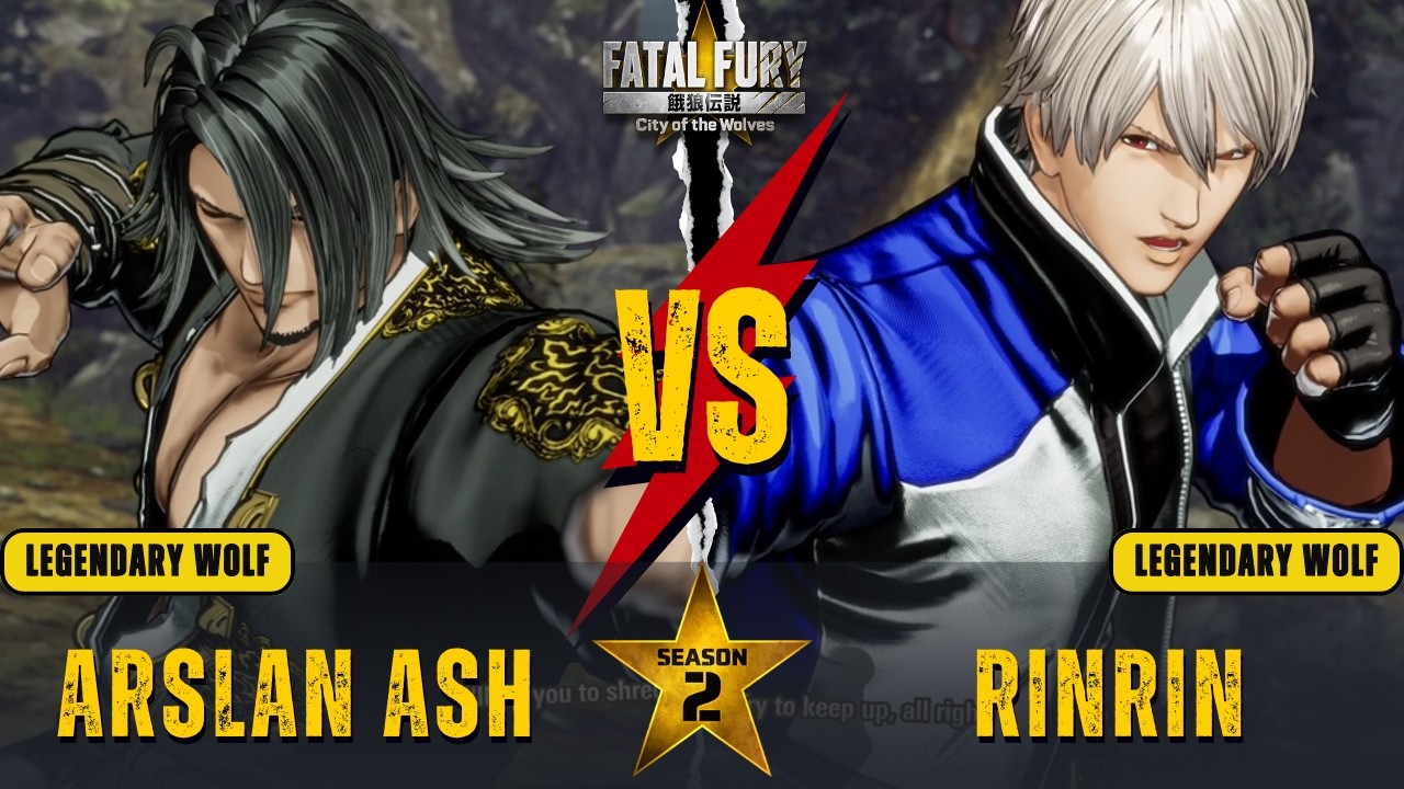 FF:CotW 🌟 ARSLAN ASH (Gato) vs RINRIN (Rock)🌟Replay Match - FATAL FURY: City of the Wolves!