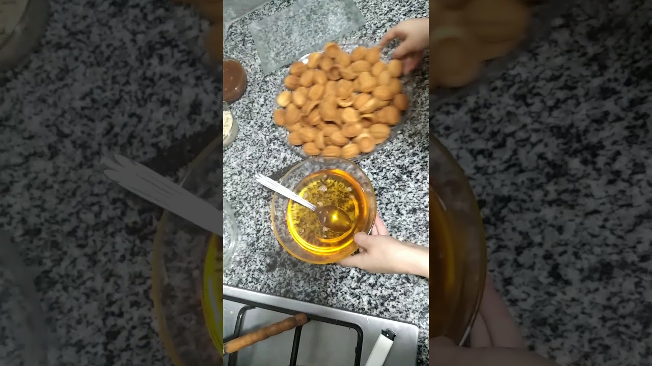حلويات ام ابتهال(حلوى الجوزة معسلة وبنينة بمقادير اقتصادية)