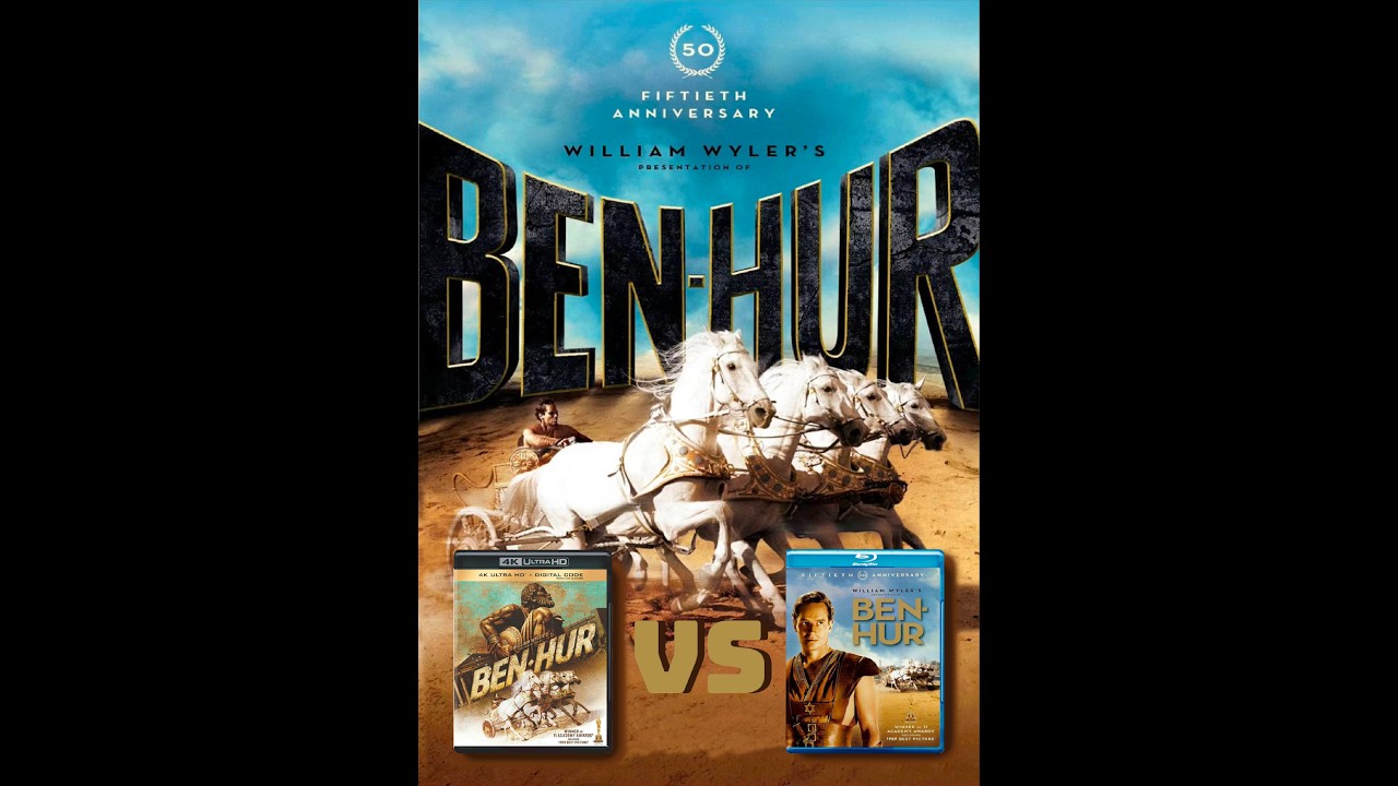 ▶ Comparison of Ben Hur 4K (4K DI) HDR10 vs 2011 Edition