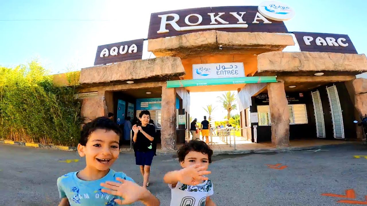 نهار مبرع معايا في اكوابارك العرجات Vlog Aquaparc ROKYA PARK Rabat Salé GoPro Hero 9 Black Piscine